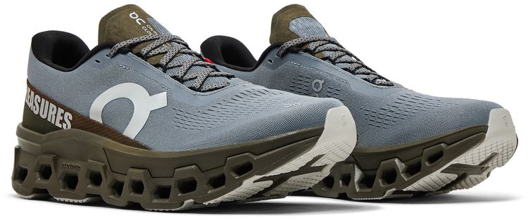 The Loop Running Supply x Pleasures x Cloudmonster 2 Mist Olive