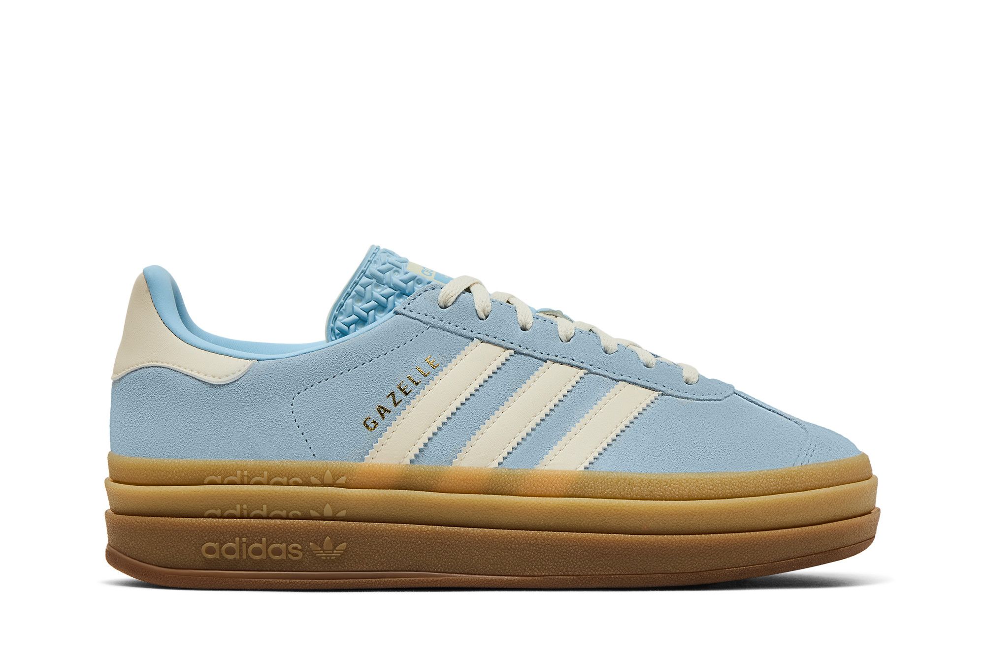 【ADIDAS】Gazelle Bold Light Blue Women / JQ7776 adidas Gazelle Bold Shoes - Blue | Free Shipping with