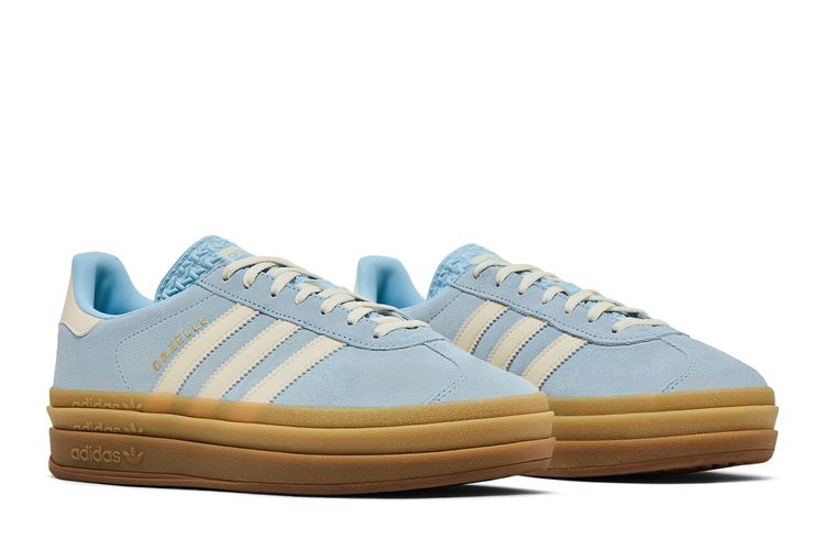 adidas gazelle silver green womens Women's adidas Originals Gazelle Bold Shoes Clear Sky