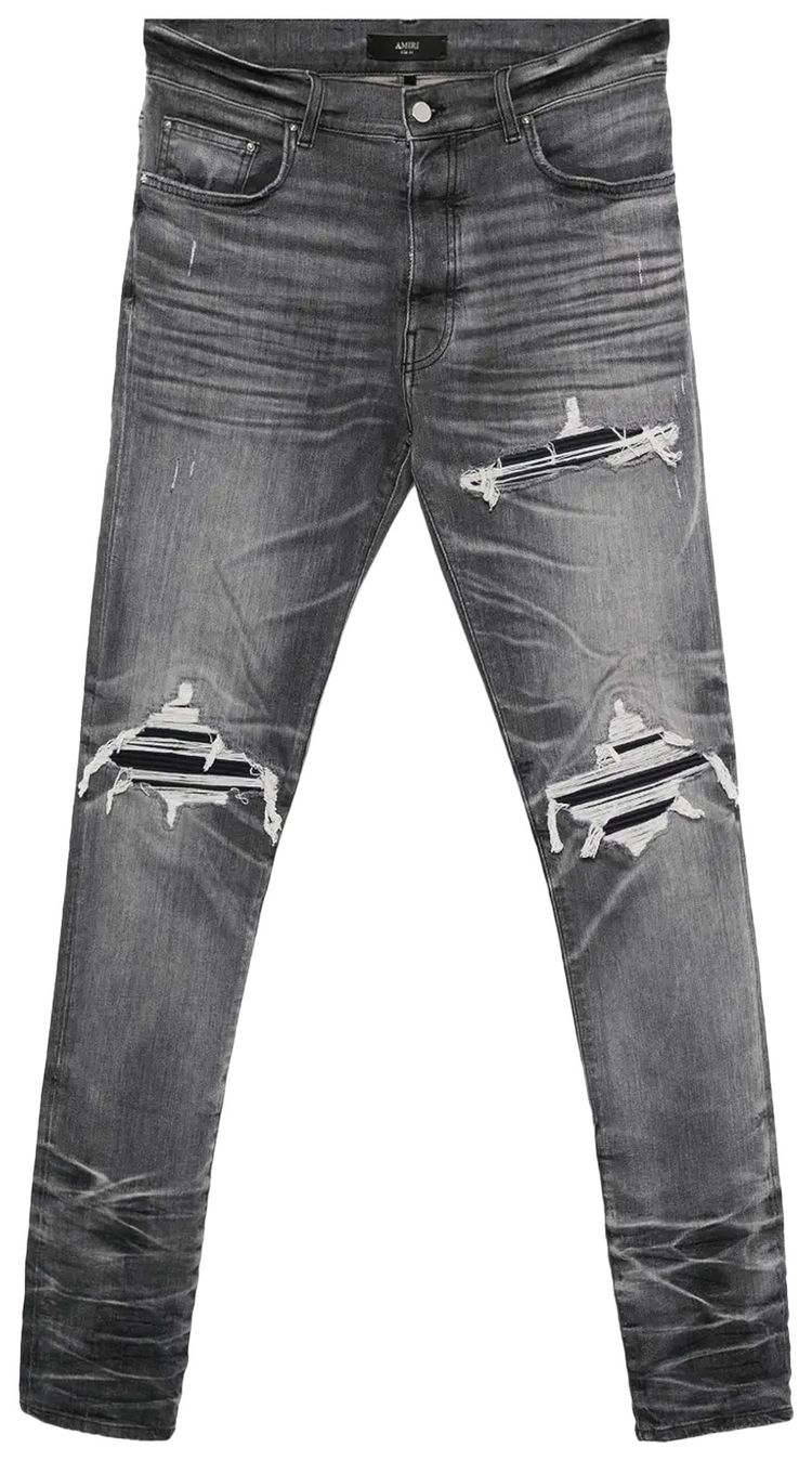 Amiri Suede MX1 Jean Storm Grey