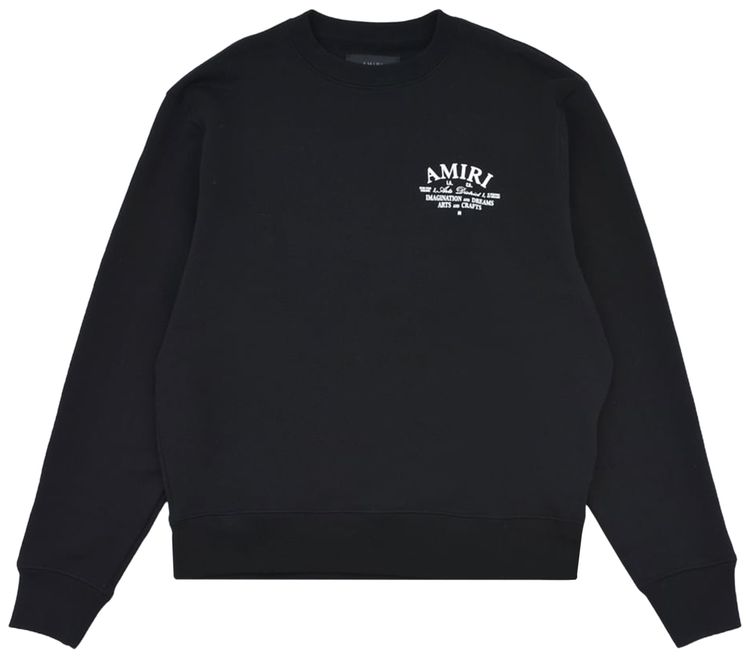 Amiri Arts District Crew Jersey Black