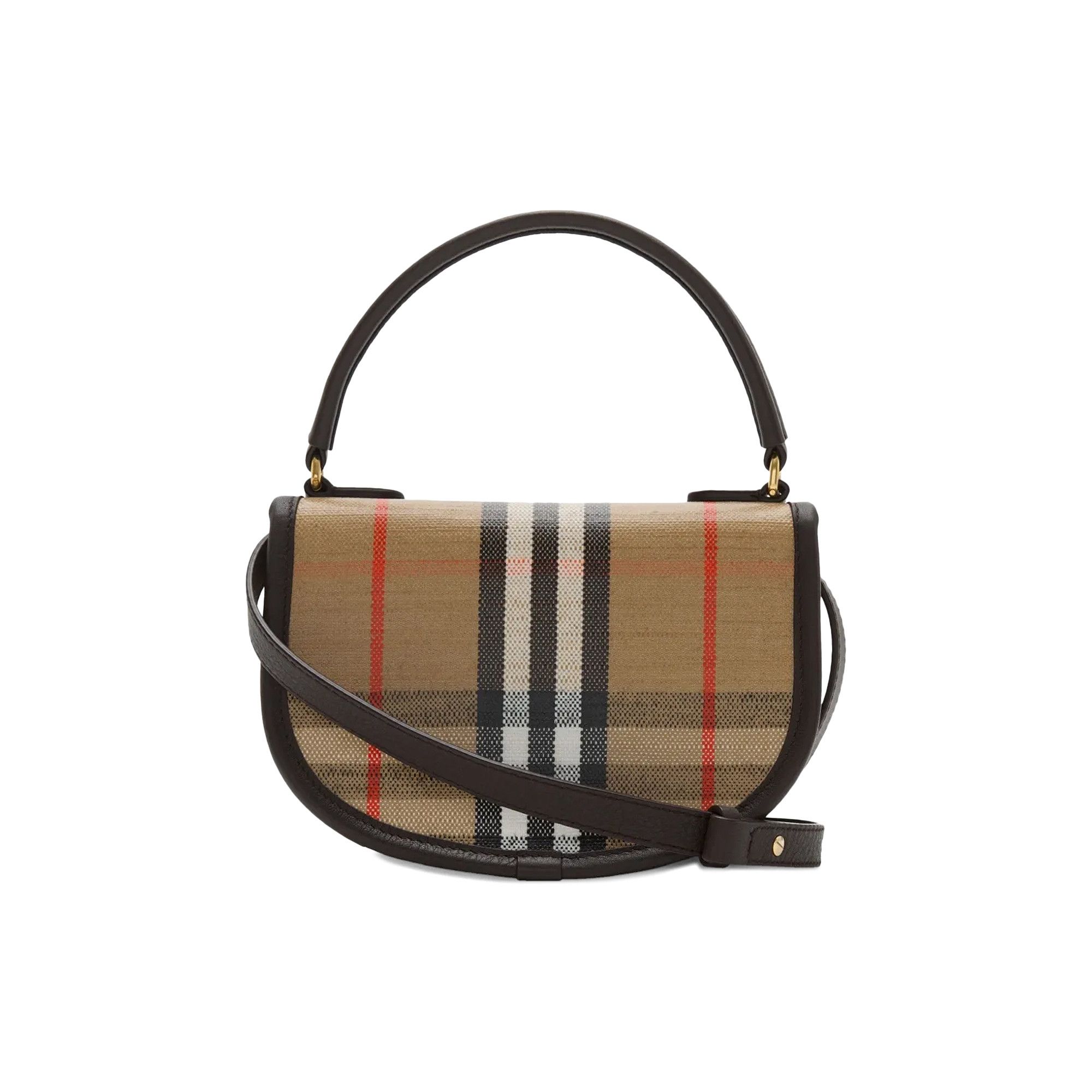 Burberry ♪ ミニ ハイランドバッグ 8112240 ミニ ハイランドバッグ​ (サンド) - ウィメンズ, コットン