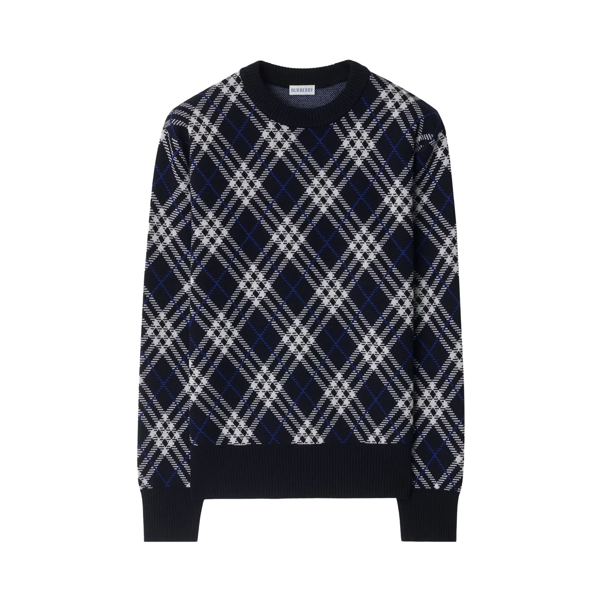 Buy Burberry Gregory Check Top 'Ink' - 8110614 | GOAT