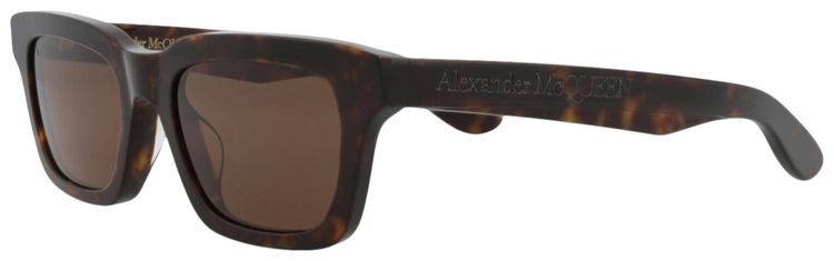 Alexander McQueen Square Sunglasses HavanaBrown