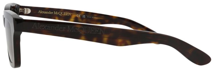 Alexander McQueen Square Sunglasses HavanaBrown