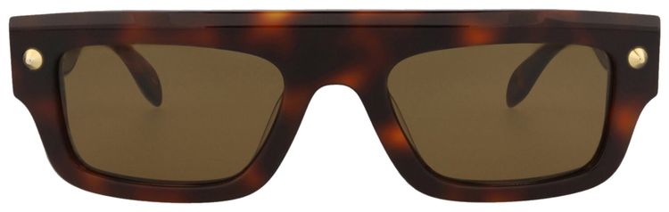 Alexander McQueen Square Sunglasses HavanaBrown