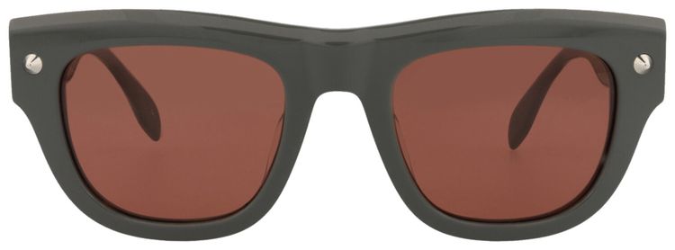Alexander McQueen Square Sunglasses GreyBrown
