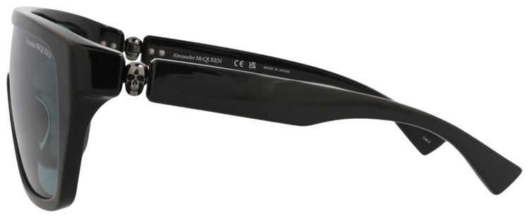 Alexander McQueen Shield Sunglasses BlackGreen