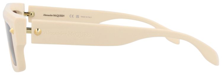 Alexander McQueen Square Sunglasses IvoryBrown