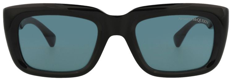 Alexander McQueen Square Sunglasses BlackGreen