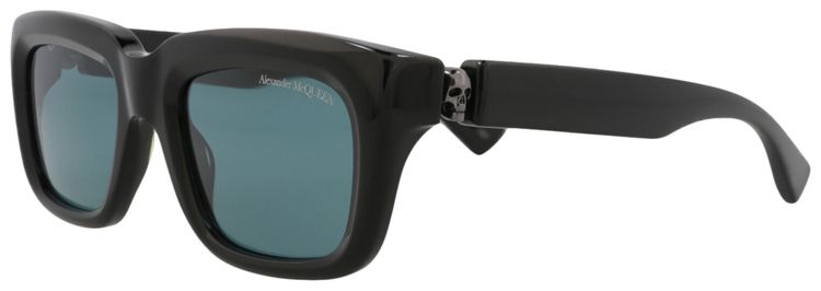 Alexander McQueen Square Sunglasses BlackGreen