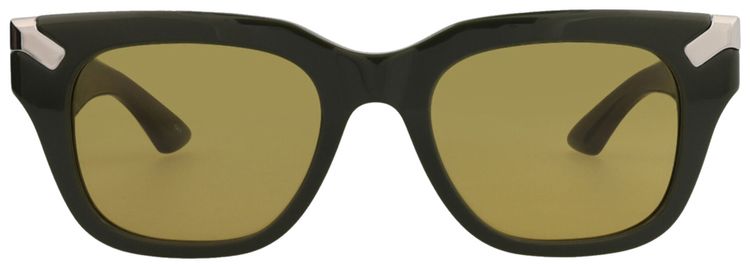 Alexander McQueen Square Sunglasses GreenBrown