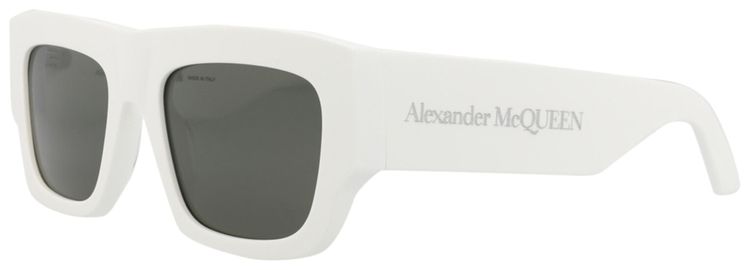 Alexander McQueen Square Sunglasses WhiteGrey
