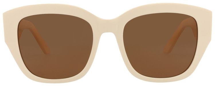 Alexander McQueen Square Sunglasses IvoryBrown