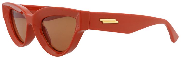 Bottega Veneta Cat Eye Sunglasses OrangeBrown