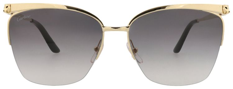 Cartier Square Sunglasses GoldGrey