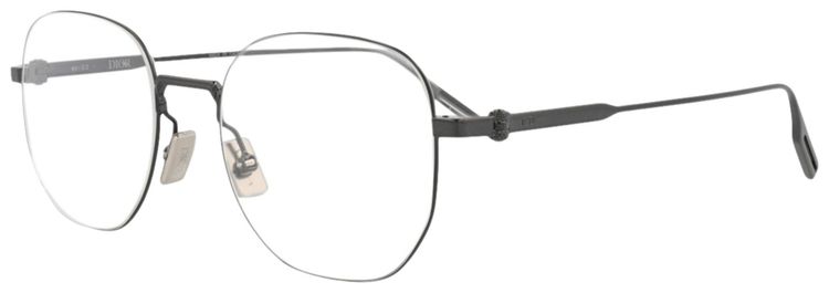 Dior Round Optical Glasses GunmetalTransparent