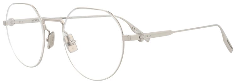 Dior Round Optical Glasses PalladiumTransparent