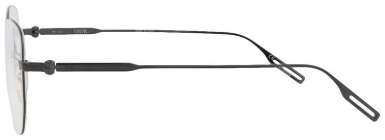 Dior Round Optical Glasses GunmetalTransparent