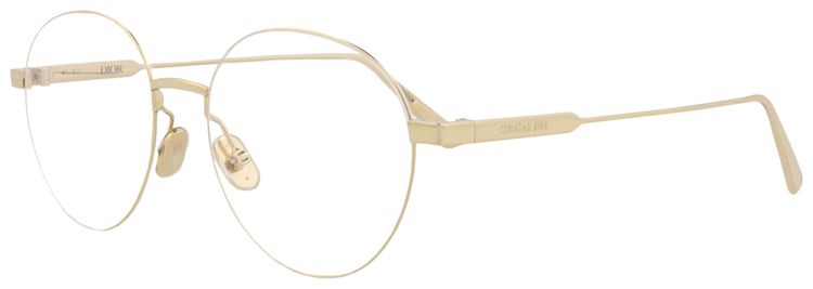 Dior Round Optical Glasses GoldTransparent