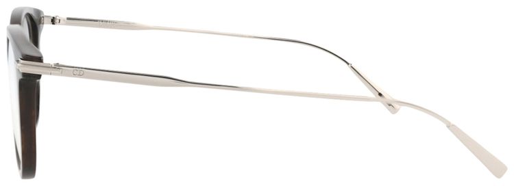 Dior Square Horn Optical Glasses HornSilverTransparent