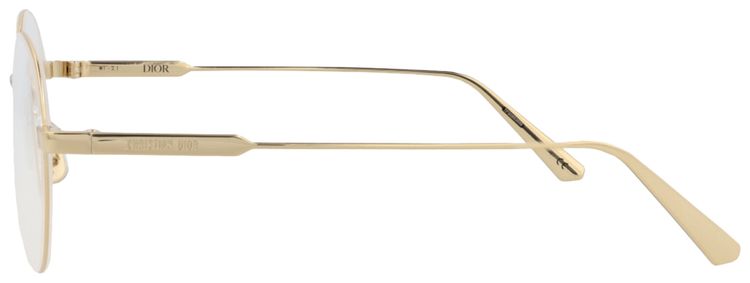 Dior Round Optical Glasses GoldTransparent