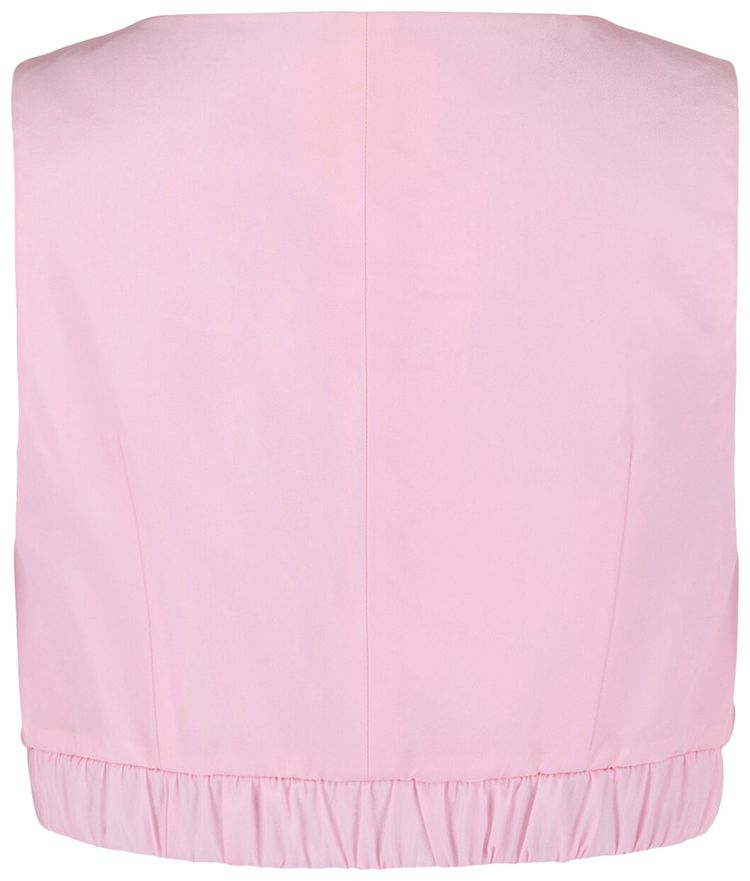 Givenchy Nylon Belted Crop Top Light Pink