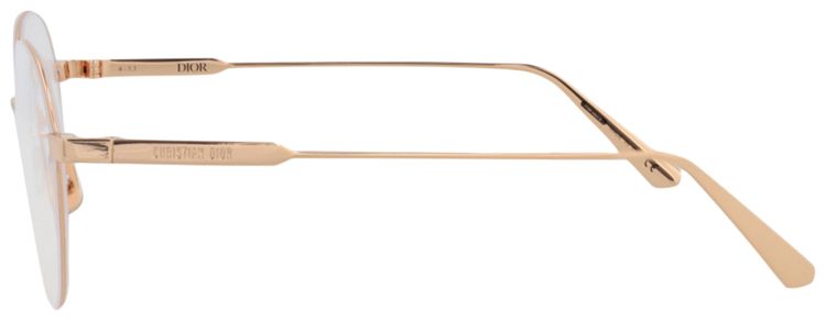 Dior Round Optical Glasses GoldTransparent