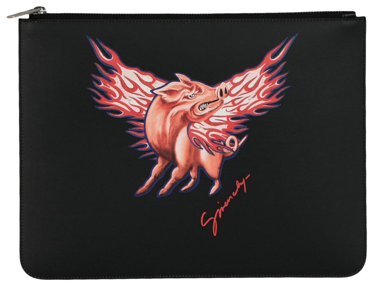 Givenchy Zodiac Pig Graphic Pouch Multicolor