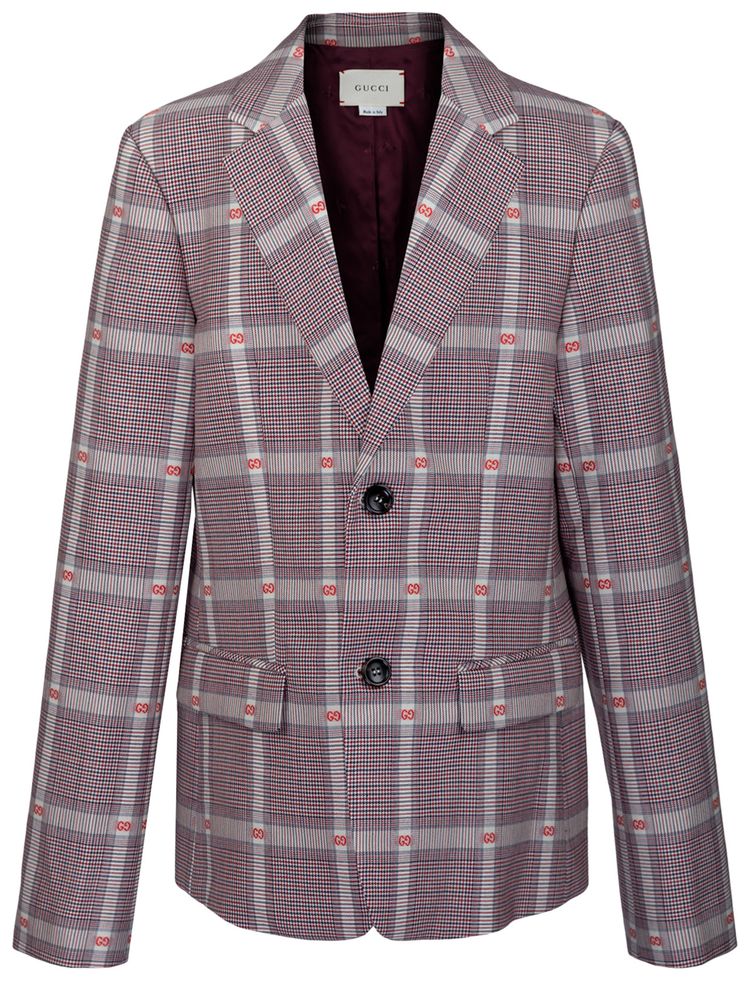 Gucci Kids GG Supreme Blazer Light Red