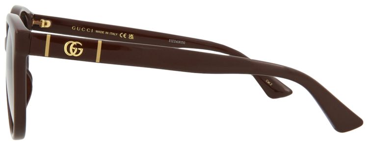 Gucci Cat Eye Sunglasses Brown