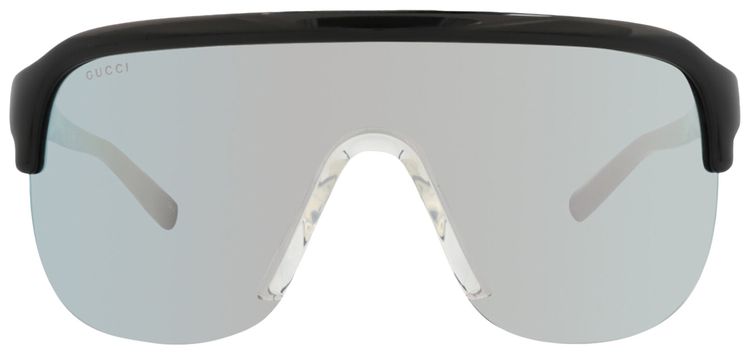 Gucci Shield Sunglasses BlackSilver