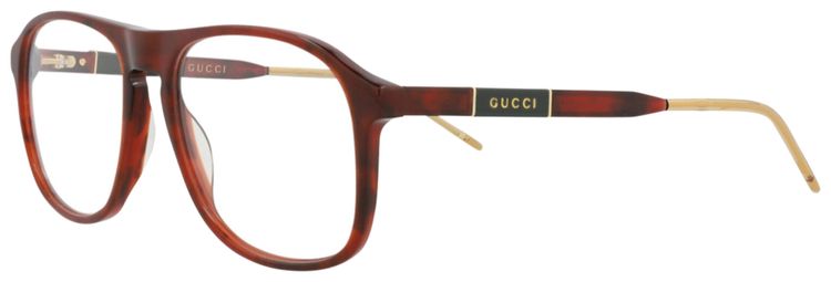 Gucci Aviator Optical Glasses HavanaTransparent
