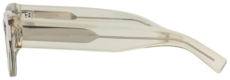 Saint Laurent Cat Eye Sunglasses BeigeSilver