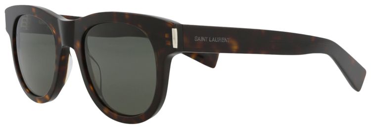 Saint Laurent Round Sunglasses HavanaGrey