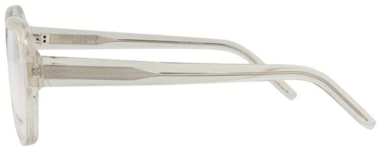 Saint Laurent Round Optical Glasses BeigeTransparent