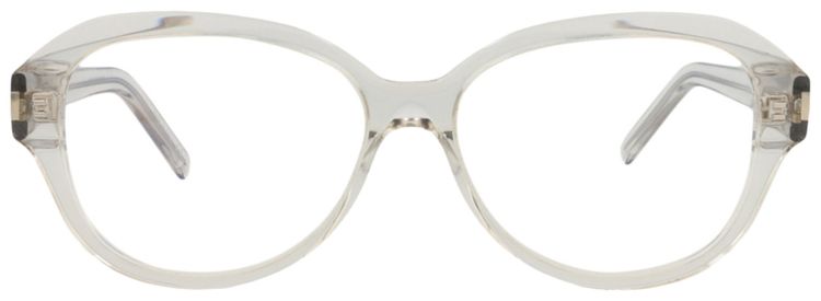 Saint Laurent Round Optical Glasses BeigeTransparent