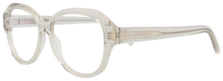 Saint Laurent Round Optical Glasses BeigeTransparent