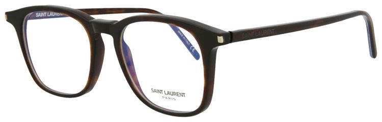 Saint Laurent Square Optical Glasses Havana