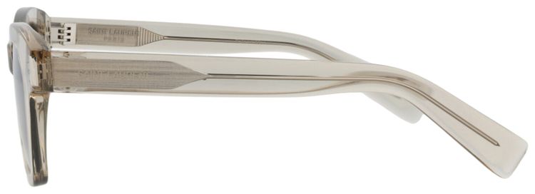 Saint Laurent Square Sunglasses BeigeGreen
