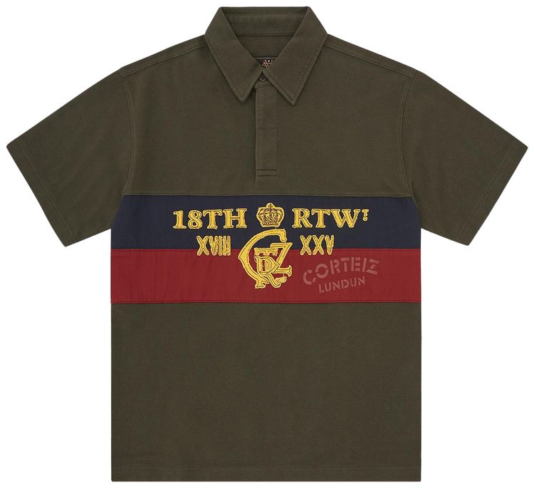 Corteiz 18th RTW Polo Olive