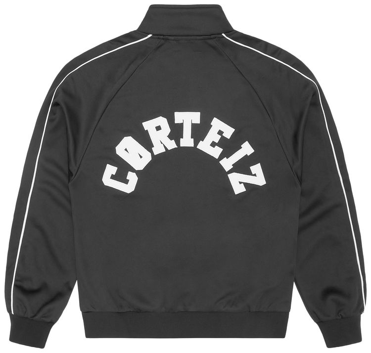 Corteiz Crest Arch Track Jacket Black