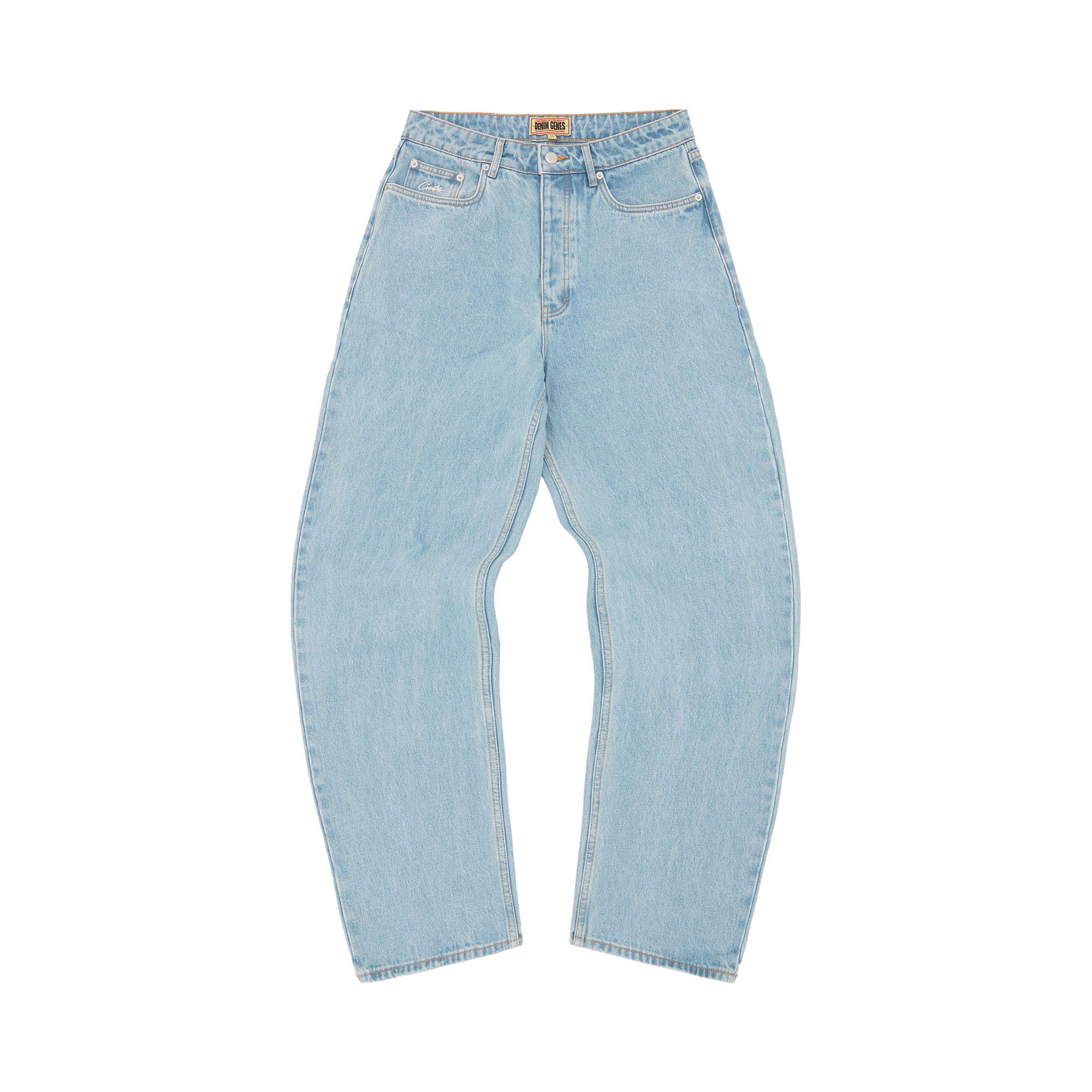 Buy Corteiz Dual Stripe Baggy Jeans 'Stonewash' - CRTZ0108 216 | GOAT