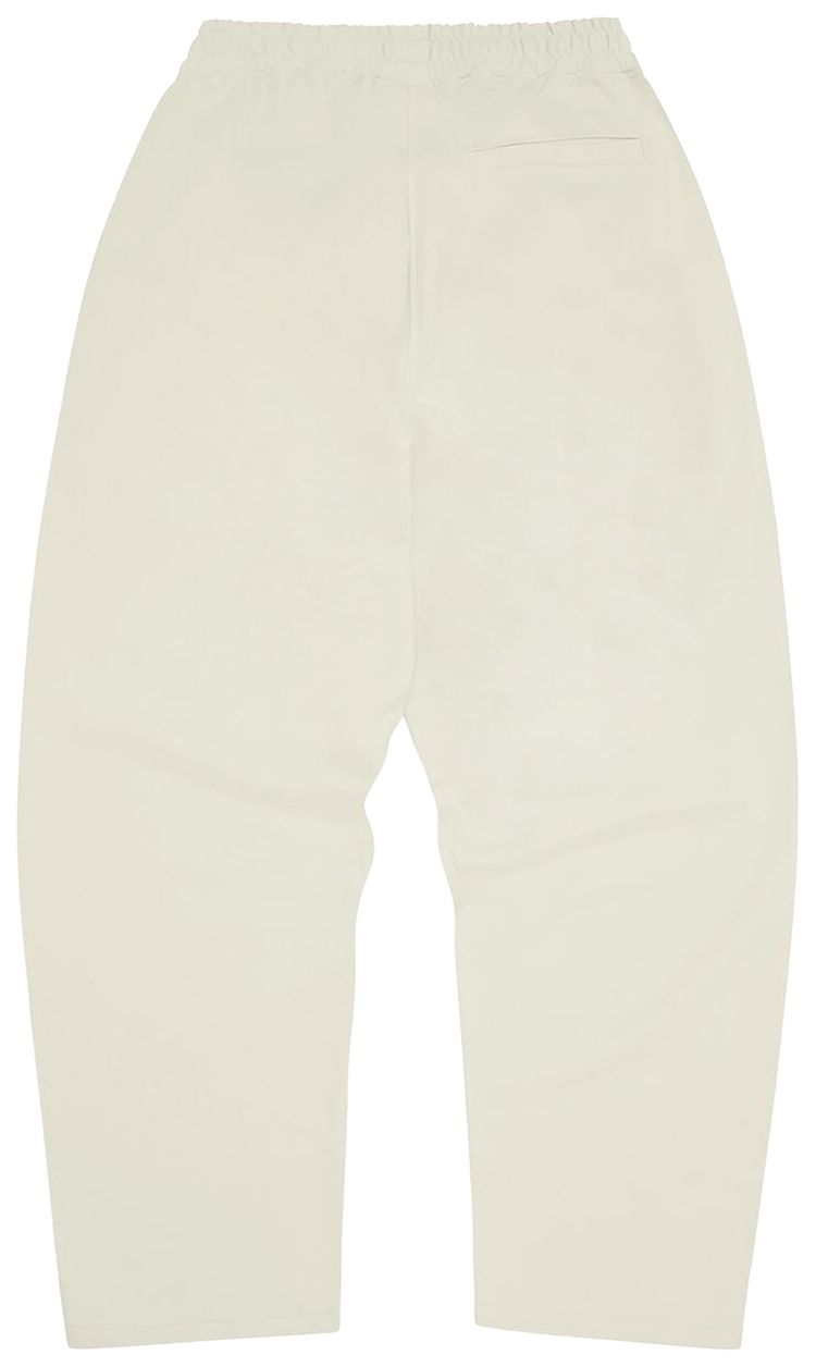 Corteiz Island Puff Print Open Hem Sweatpant Off White