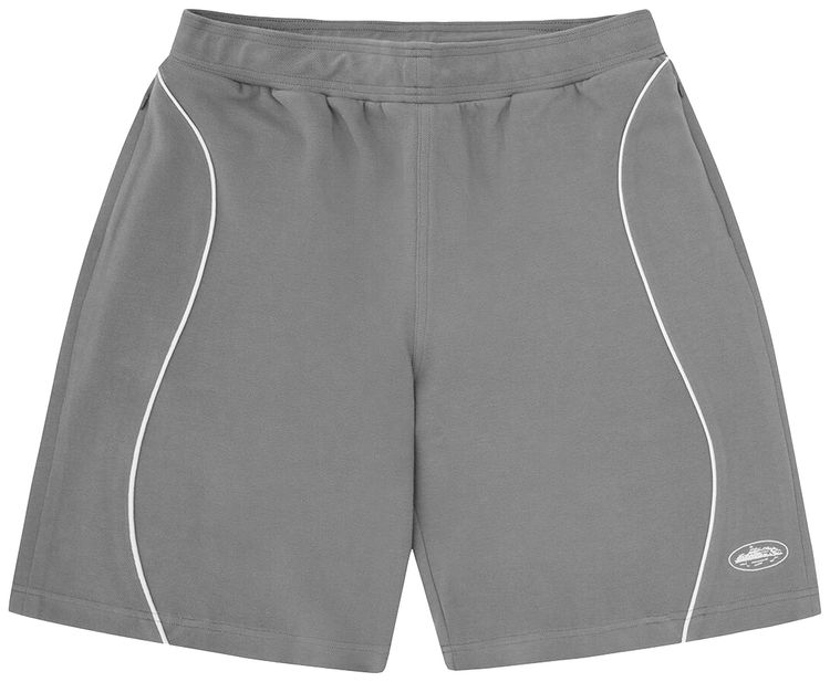Corteiz Island Pique Short Grey