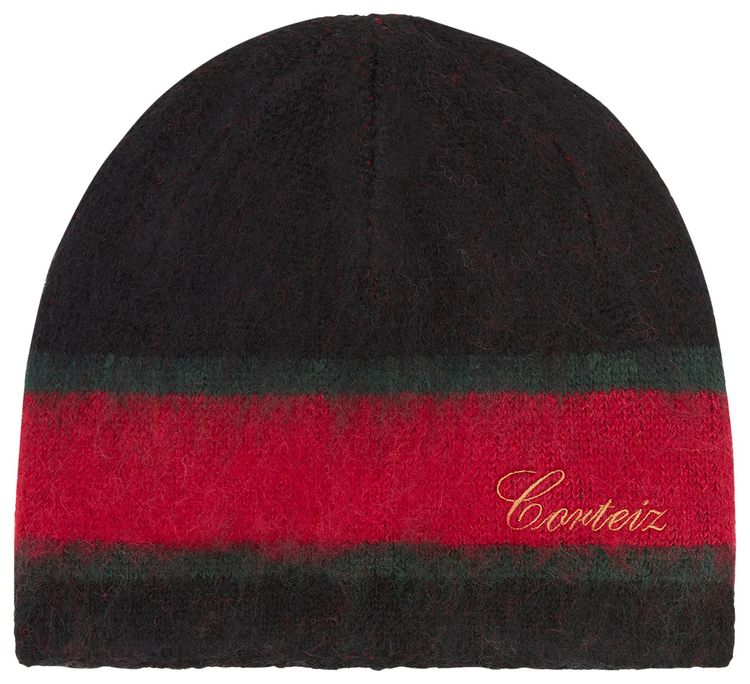 Corteiz Lux Knit Beanie Black