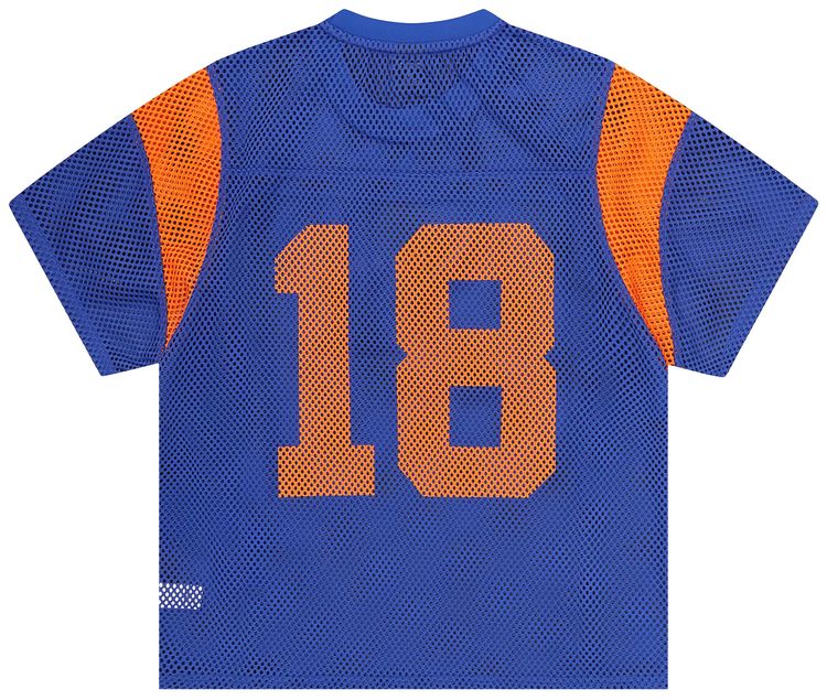 Corteiz Open Mesh Panel Jersey BlueOrange