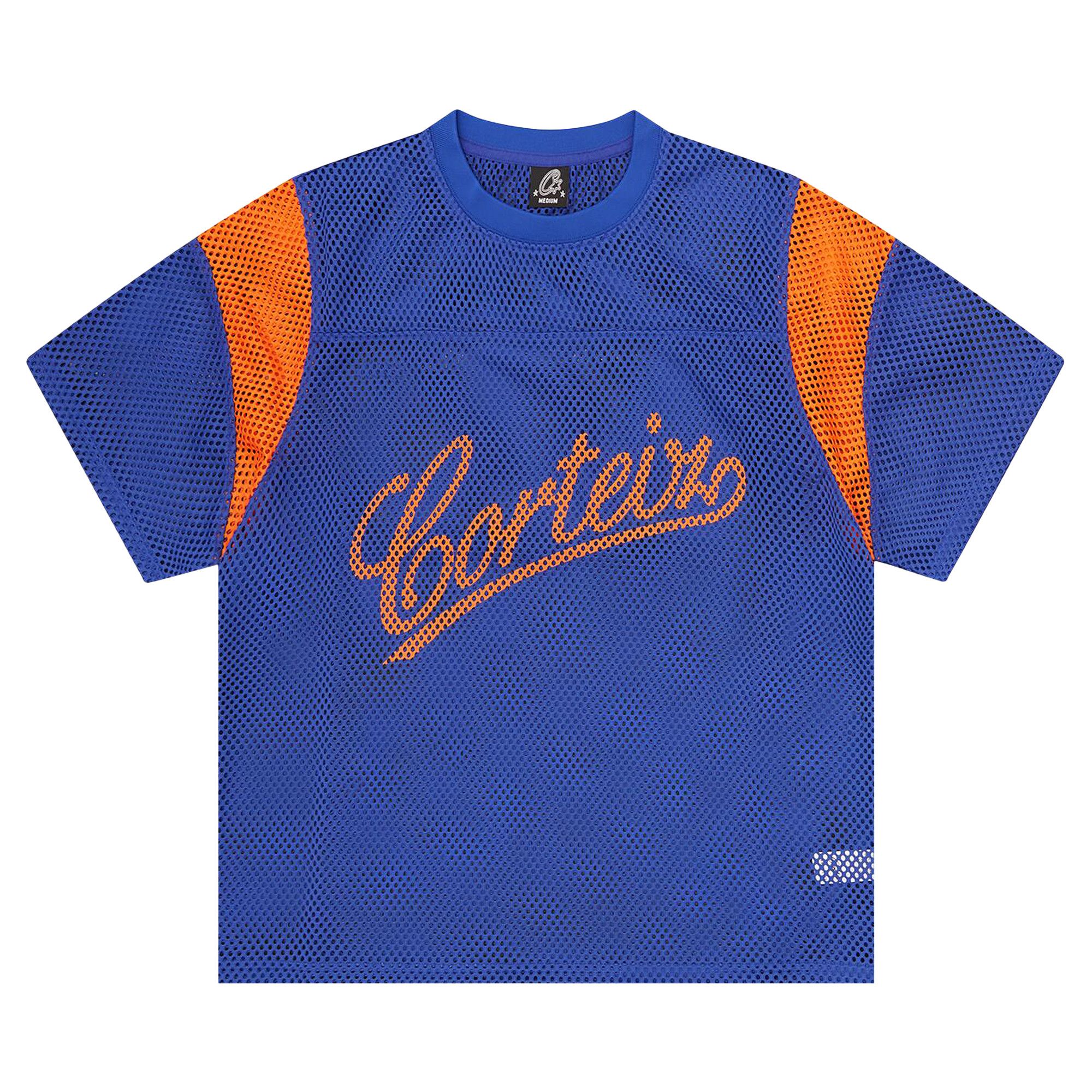 Buy Corteiz Open Mesh Panel Jersey 'Blue/Orange' - CRTZ0319 369 | GOAT