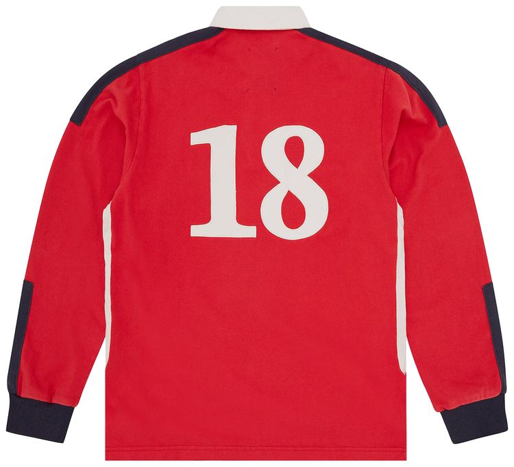 Corteiz Paneled Rugby Red