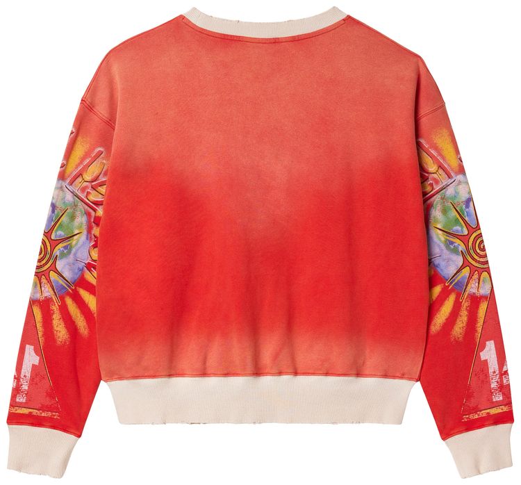 Vale Forever Red Alien Crewneck Orange